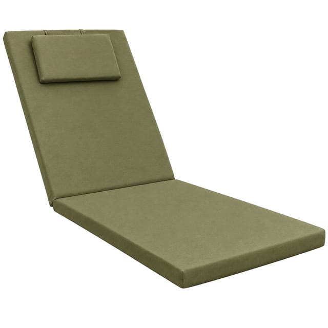 Gartenliege Auflage Sonnenliege Loft Rl, 200x60x5cm, Olivegrün