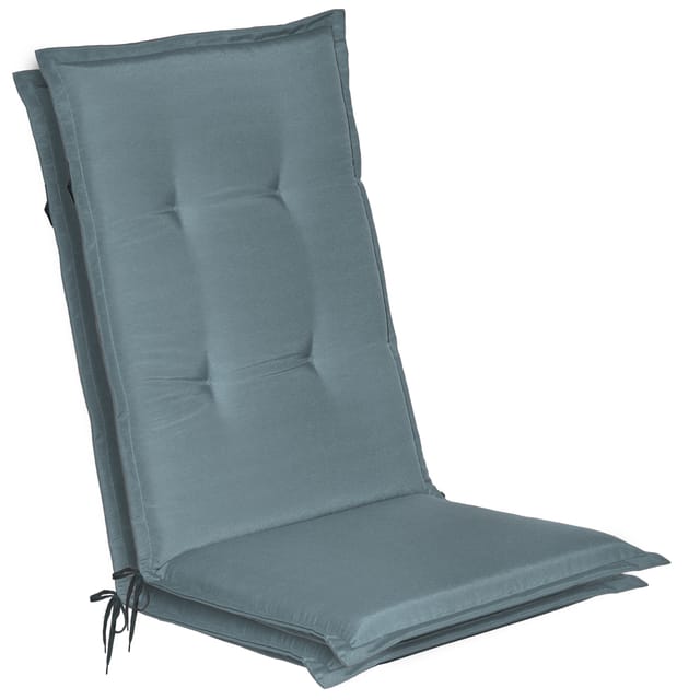 2er Set Gartenstuhlauflage Loft Hl Taubenblau, 120x50x6cm