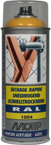 Ral 1004 Acrylspray Goldgelb Motip 07072
