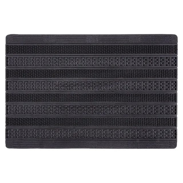 Gummimatte Rubic (75 x 45 cm, Schwarz, 100 % Gummi)