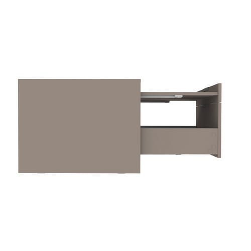 FACKELMANN Waschmaschinenschrank, Stauraum Unterbauschrank 1 Schub, 1 Ablage Kaschmir 650x502x651 mm - grau