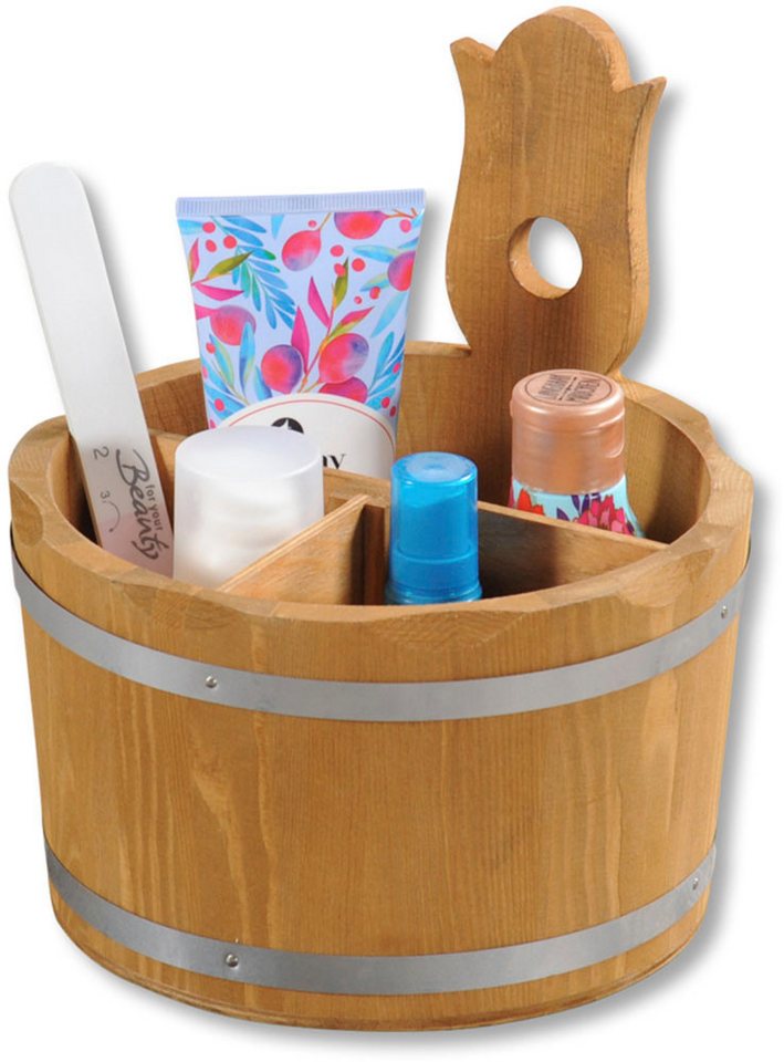 KESPER® Besteckträger Besteckbehälter, Kiefer, FSC, (1-tlg), mit 3-fach Einteilung Bild 2