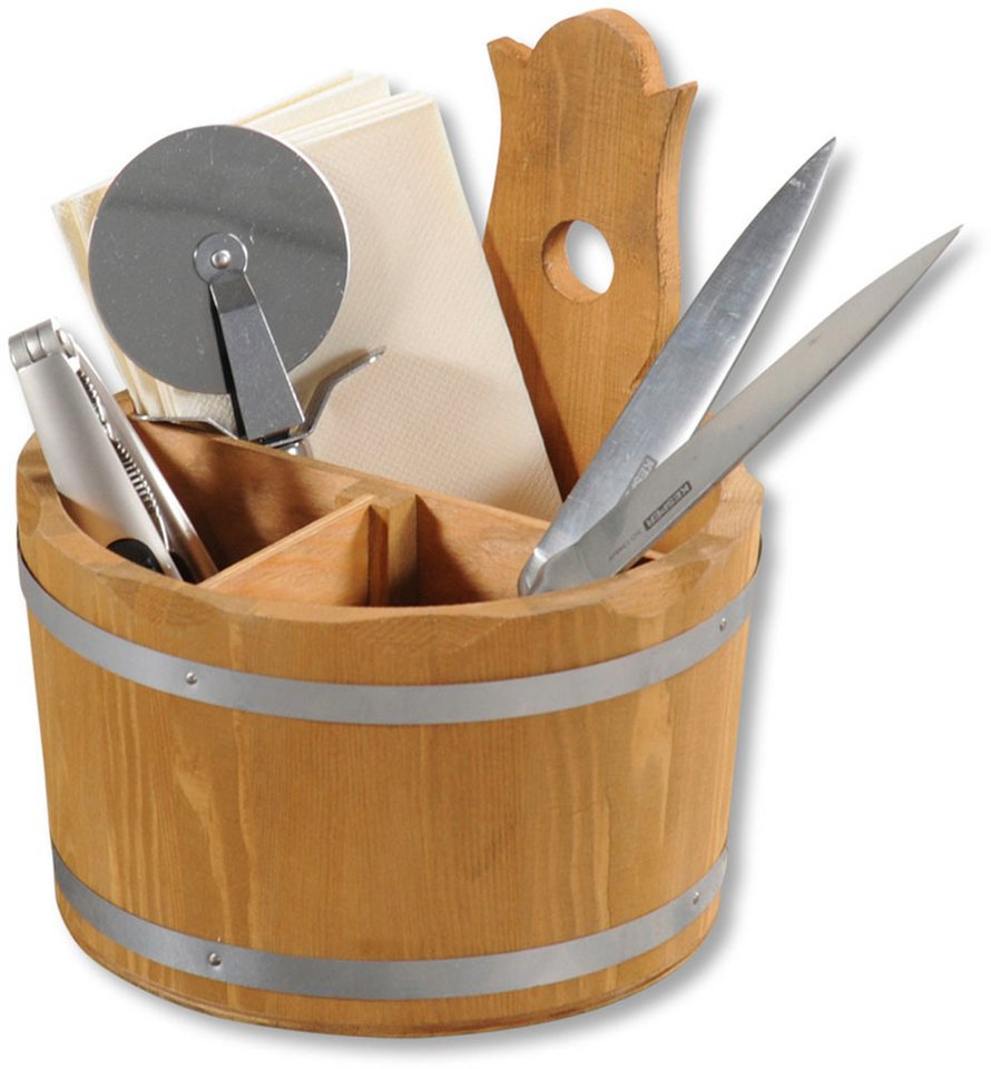 KESPER® Besteckträger Besteckbehälter, Kiefer, FSC, (1-tlg), mit 3-fach Einteilung Bild 5