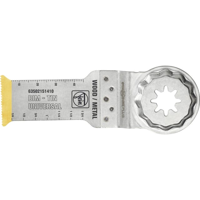 Fein Sägeblatt E-cut Bi-metall Mit Tin-beschichtung, Länge 60 Mm, Breite 28 Mm, Ve 1