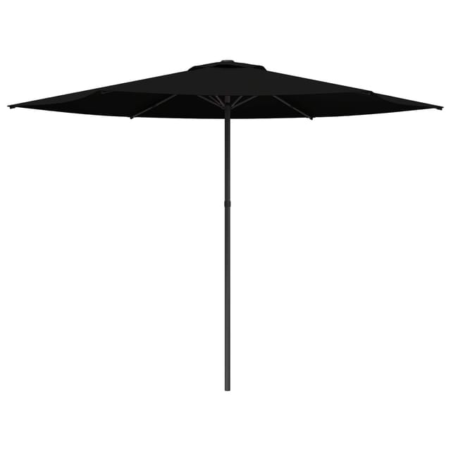 Gartensonnenschirm 300 X 300 Cm Polyester Rechtwinklig Schwarz Vidaxl