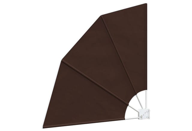 Balkon Sichtschutz 140 X 140 Cm Polyester Braun Vidaxl