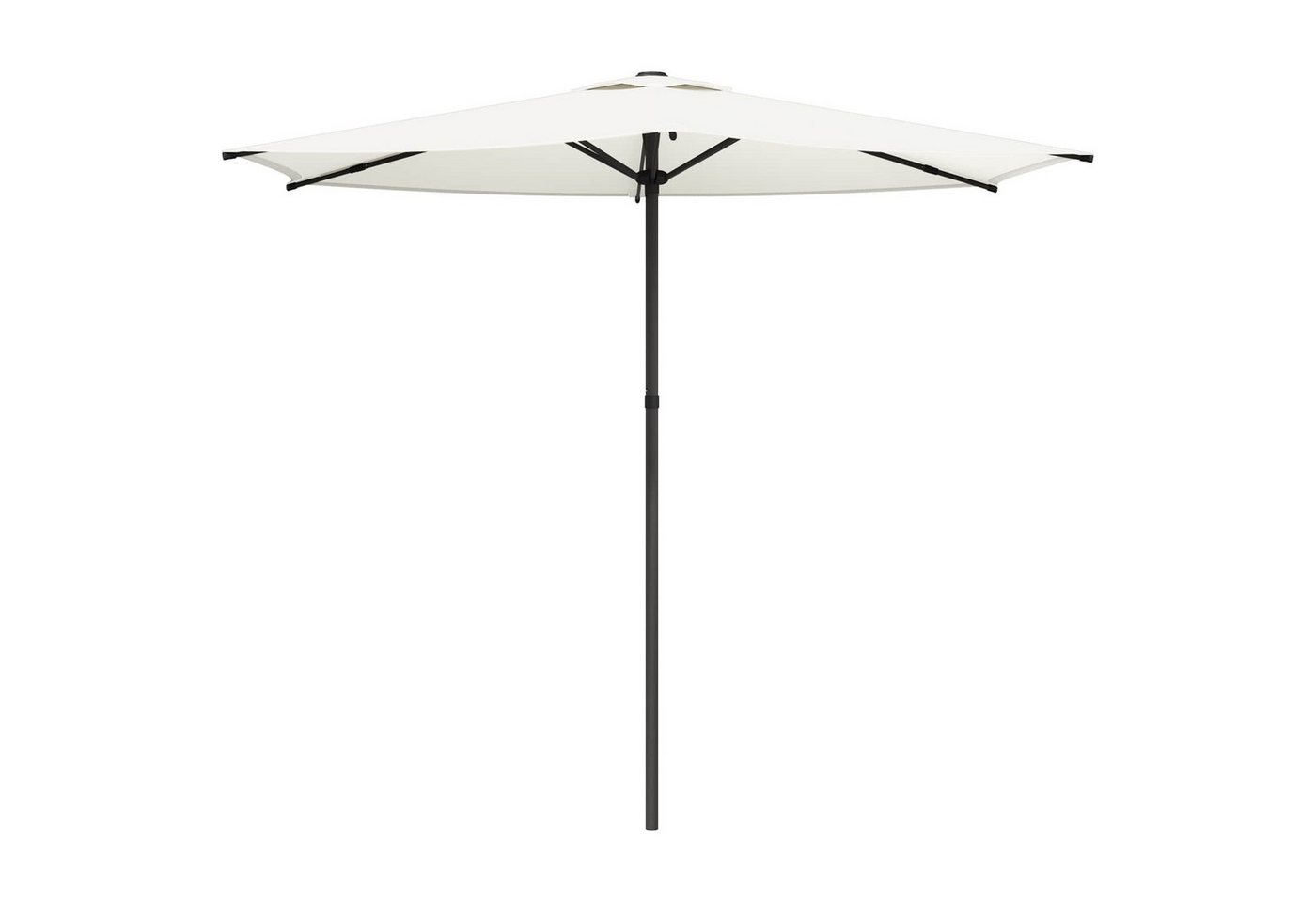Gartensonnenschirm 270 X 270 Cm Polyester Rechtwinklig Creme Vidaxl Bild 3