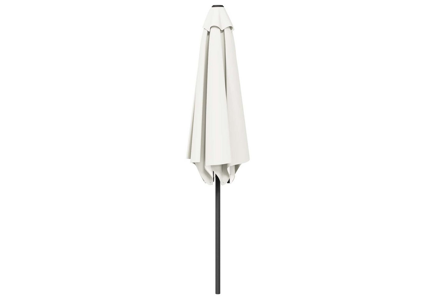 Gartensonnenschirm 270 X 270 Cm Polyester Rechtwinklig Creme Vidaxl Bild 4