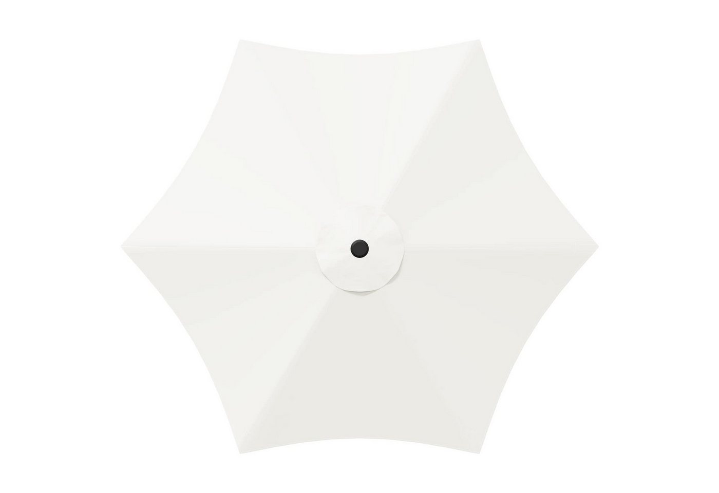 Gartensonnenschirm 270 X 270 Cm Polyester Rechtwinklig Creme Vidaxl Bild 5