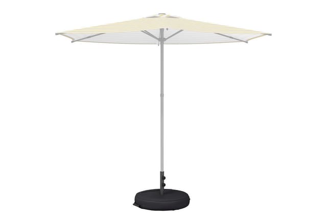 Terrassenständer Für Sonnenschirme 50 X 50 Cm Stahl Schwarz Vidaxl