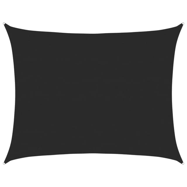Maison Exclusive - Sonnensegel 160 G/m² Schwarz 6x7 M Hdpe