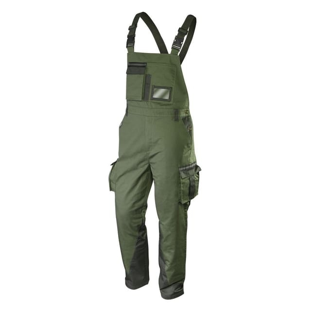 Arbeitslatzhose In Camouflage-olive, Größe M