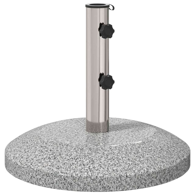 Parasolbasis Für 40-50 Mm Pole 26.45 Kg Grau For 40-50 Mm Pole Vidaxl