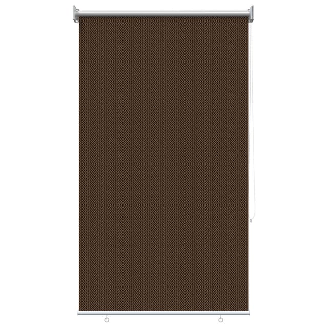 Außenrollo 90% Uv-block Braun 80 X 230 Cm Hdpe Vidaxl
