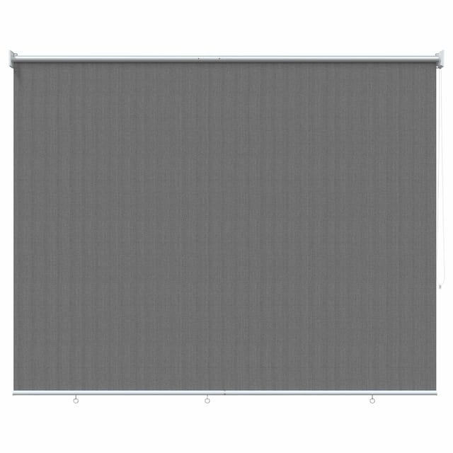 Außenrollo 90% Uv-block Hellgrau 140 X 140 Cm Hdpe Vidaxl