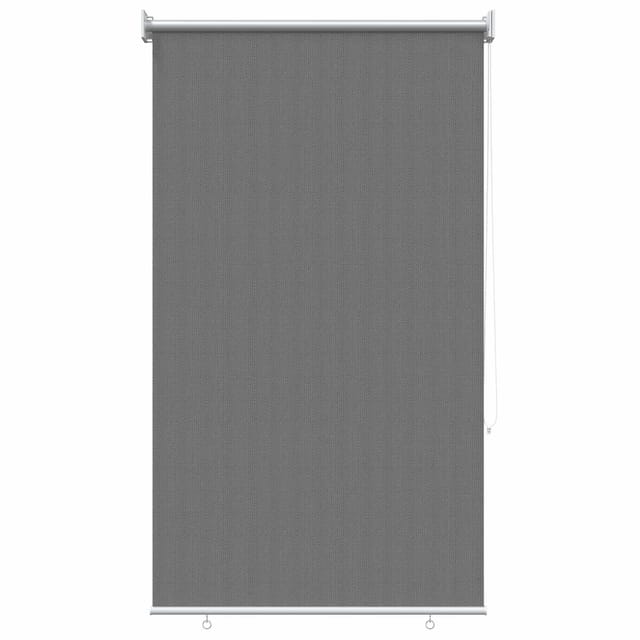 Außenrollo 90% Uv-block Hellgrau 60 X 230 Cm Hdpe Vidaxl