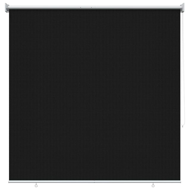 Außenrollo 90% Uv-block Schwarz 140 X 140 Cm Hdpe Vidaxl