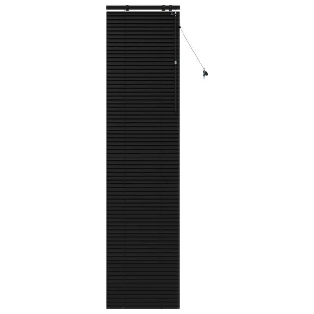 Jalousie Schwarz 55 X 250 Cm 35 Mm Massives Paulowniaholz Vidaxl