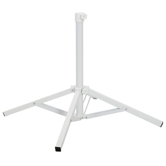 Sonnenschirmständer Weiß Stahl Für 25-32 Mm Mast Vidaxl