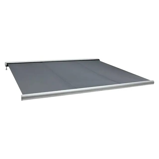Sunfun LED-Vollkassettenmarkise (Anthrazit, Breite: 3 m, Ausfall: 2 m)