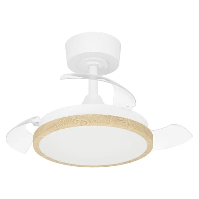 Eglo Deckenventilator Malpica (Weiß, Eiche, 63 cm)