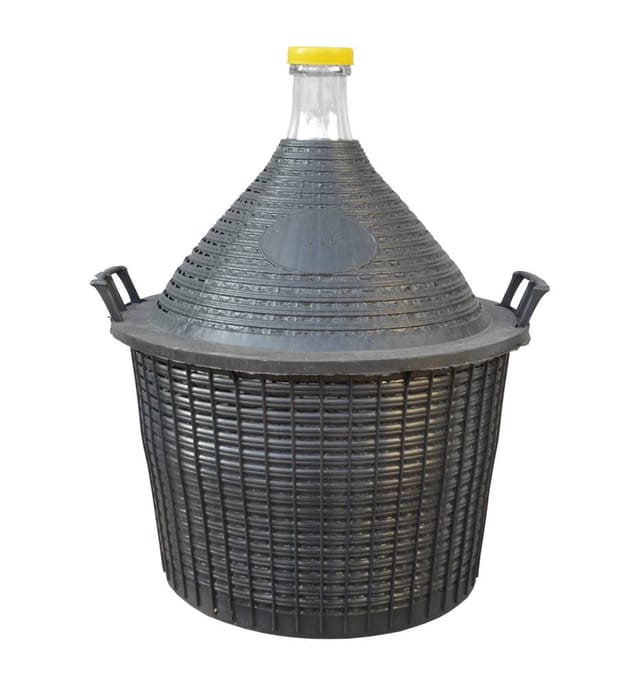 Vina Weinballon 20 L im Schutzkorb