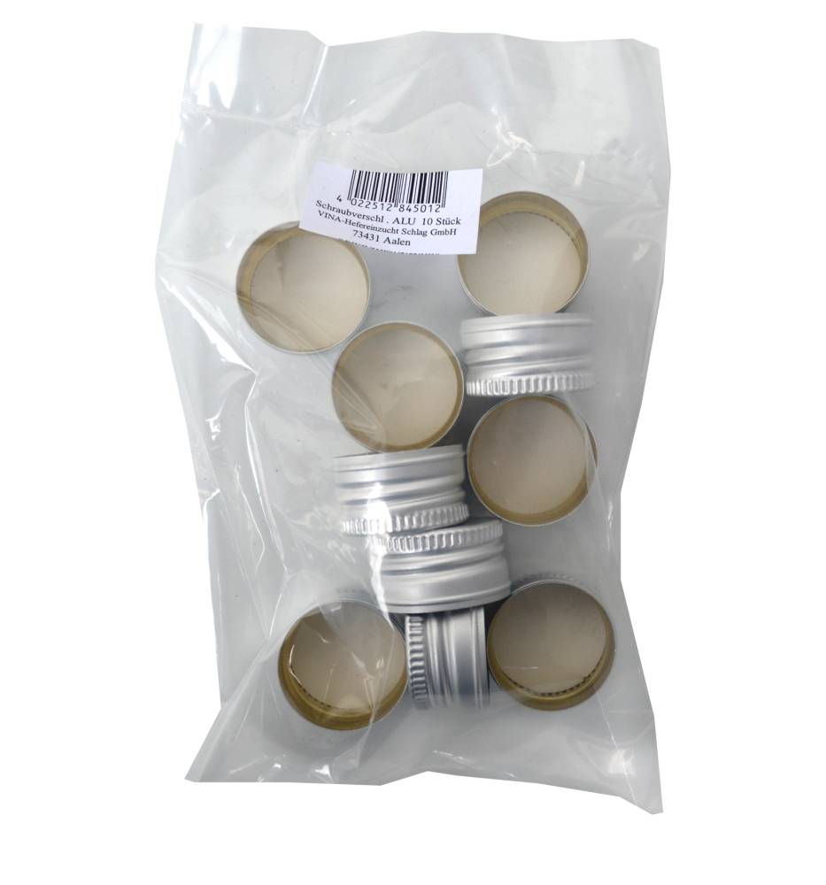 Vina Schraubverschluss Kunststoff Ø 28 mm gold/silber 100 Stück