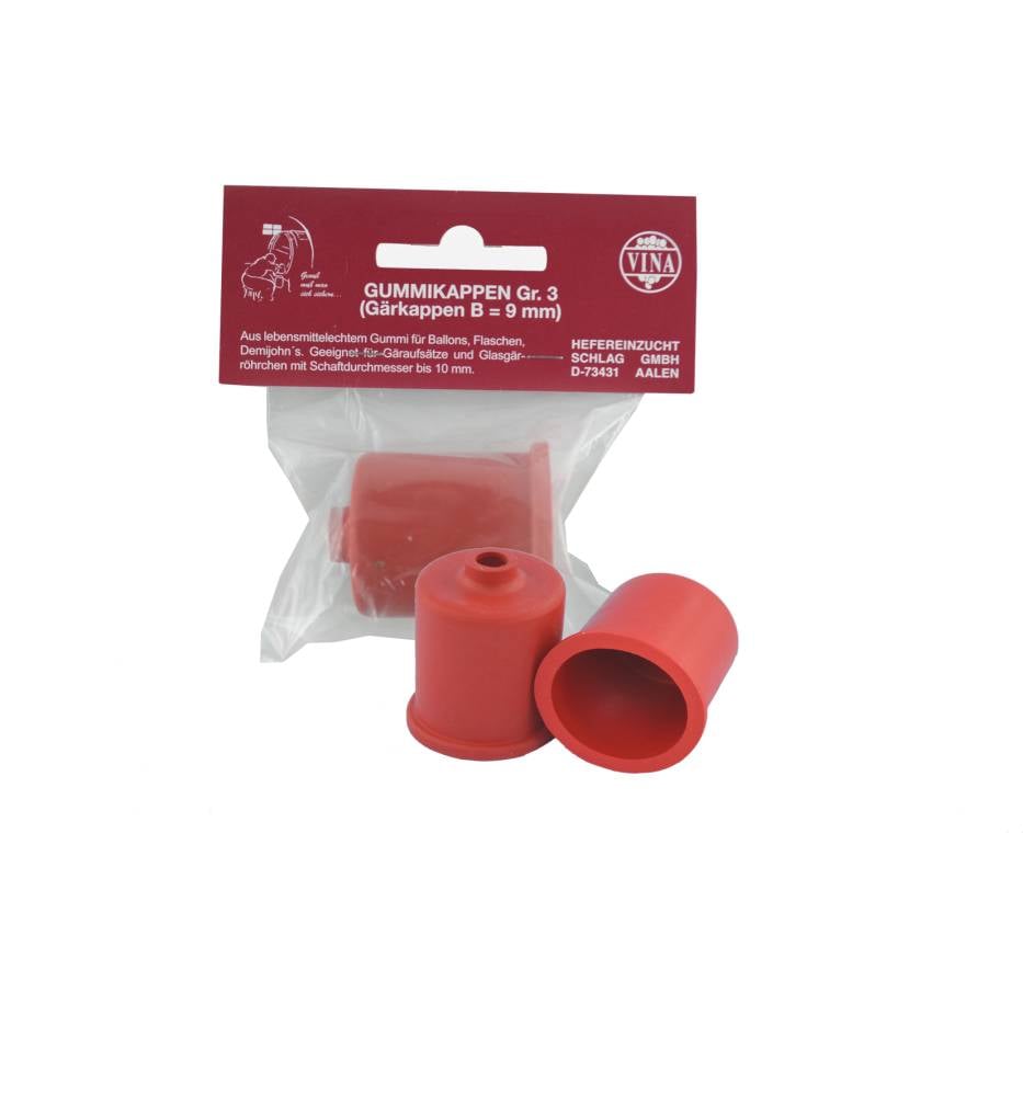 Vina Gärkappe Ø 36 mm lebensmittelechtes Gummi