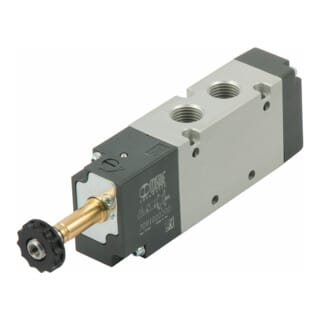 Riegler 5/2-Wegeventil »BASIC«, elektropneumatisch, monostabil, G 1/8