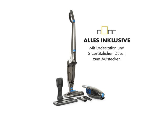 TurboHybrid Staubsauger Boden- und Handstaubsauger anthrazit/blau Anthrazit