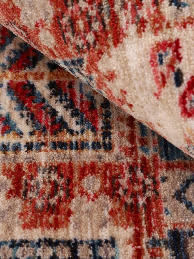 carpetfine Teppich Phoenix, rechteckig, Höhe: 6 mm, Vintage Orient Look, mit Fransen, Wohnzimmer