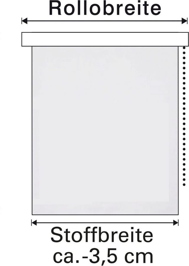 Rollo Seitenzugrollo Thermo energiesparend, GARDINIA, abdunkelnd, mit Bohren, freihängend, verschraubt, Schrauben, Thermo Rückseite