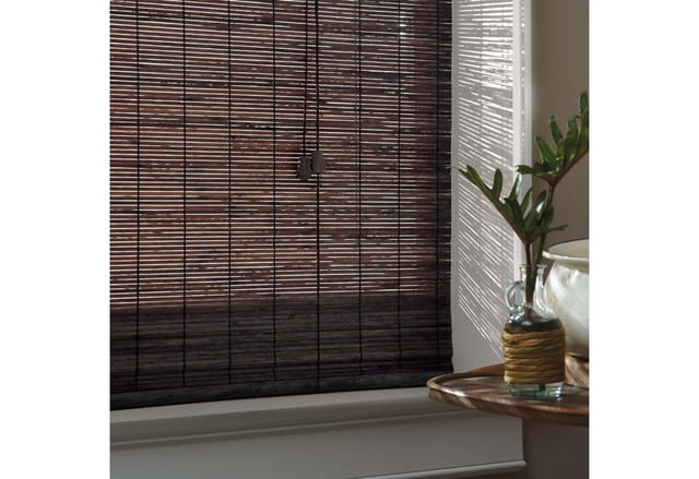 Rollo Bambusrollo Klemmfix, 40 x 130 cm, dunkelbraun, Victoria M., verdunkelnd, ohne Bohren, freihängend, Klemmfix, Klemmfix, Bambus