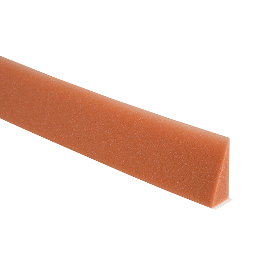 Kehldichtungsstreifen 70mm Rot Länge 1,00m