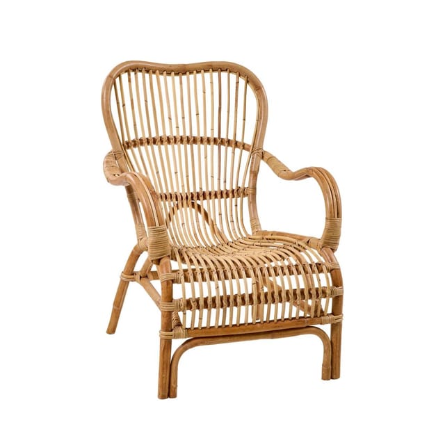 Provenzalischer Outdoor-sessel Aus Natürlichem Rattan Artemisia