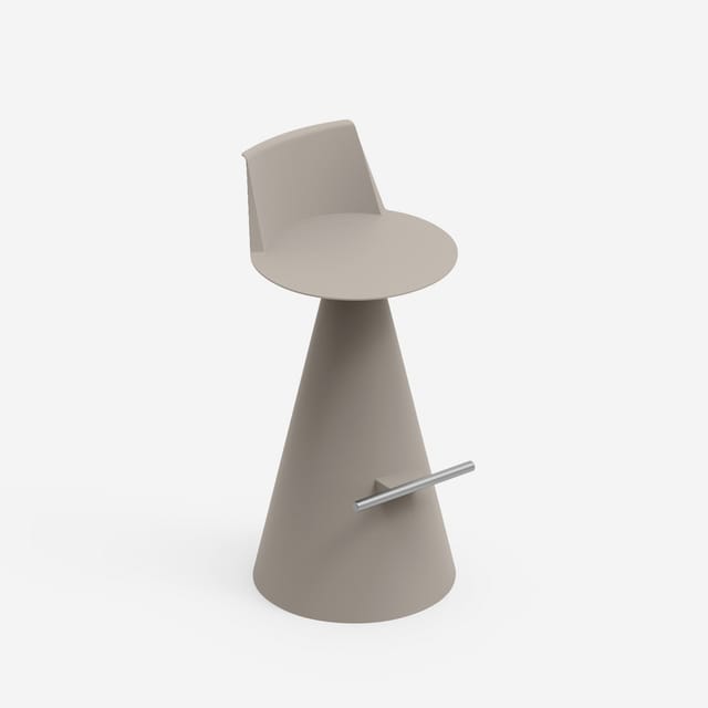 Design-hocker Polyethylen Indoor Outdoor Lira - Beige