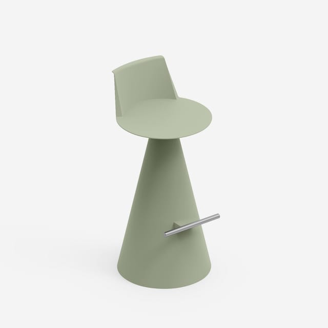 Design-hocker Polyethylen Indoor Outdoor Lira - Dunkel Grün