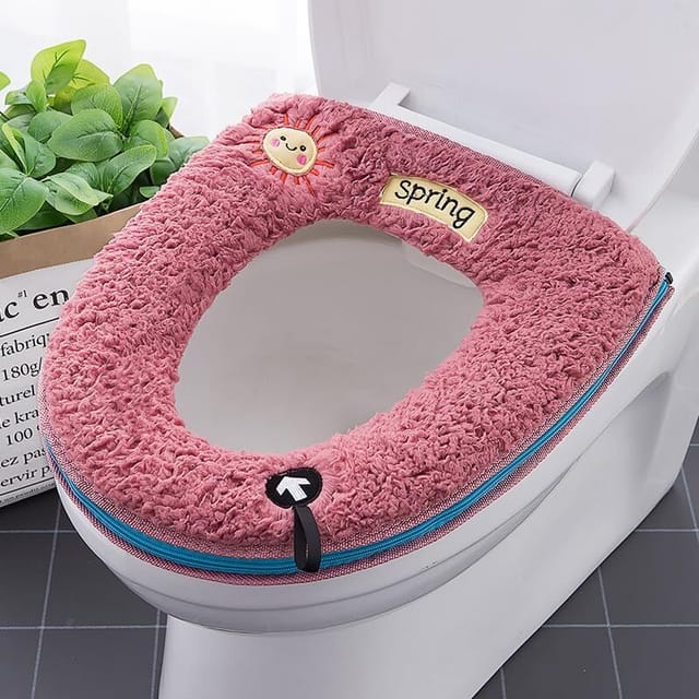 2er-pack Universelle Weiche, Warme Toilettensitzpolster Mit Aufhängeschlaufe