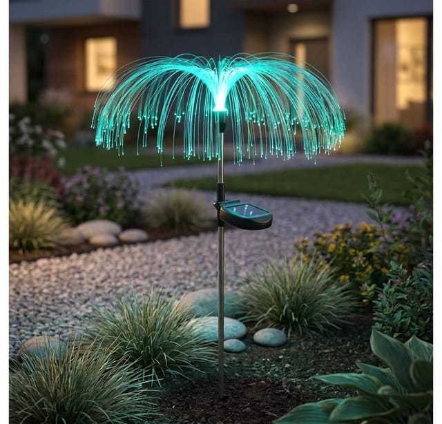 4x Led Solarlampe Außenleuchte Steckleuchte Gartenleuchte Rgb Edelstahl H 60 Cm