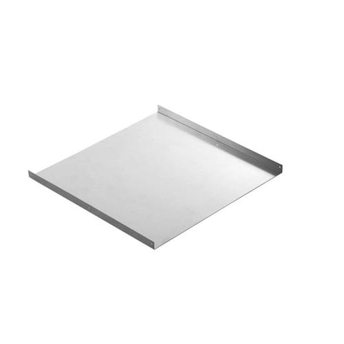 FACKELMANN Bodenblech, für Waschmaschinenschrank Edelstahl 618x30x600 mm - grau
