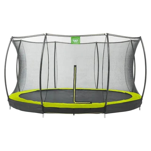 EXIT Toys Trampolin »EXIT Silhouette«, Ø 427 cm, max. Belastung: 120 kg, inkl. Sicherheitsnetz - gruen