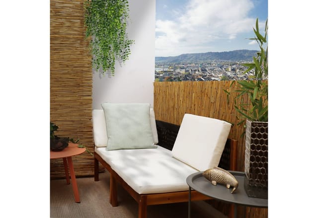 urfence Sichtschutz Schilf 90 x 600 cm Braun