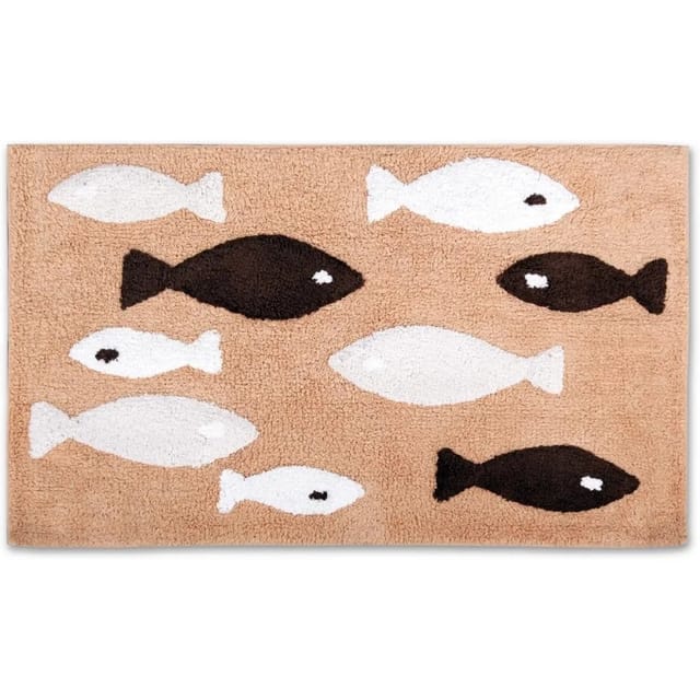 ProHome Badematte 50 x 80 cm Badezimmerteppich Beige
