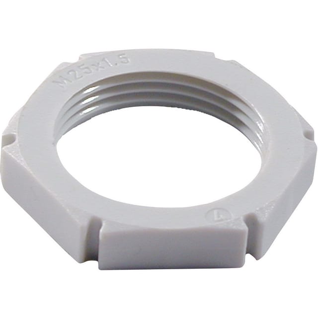 Wiska - 10062717 Emug M40 Ral 7001 Gegenmutter M40 Polyamid Silber-grau 1 St.