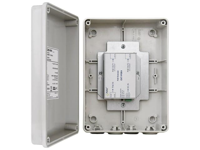 Poe-verlängerung Pulsar Ext-poe4h Hermetisches Gehäuse Ip56 200m