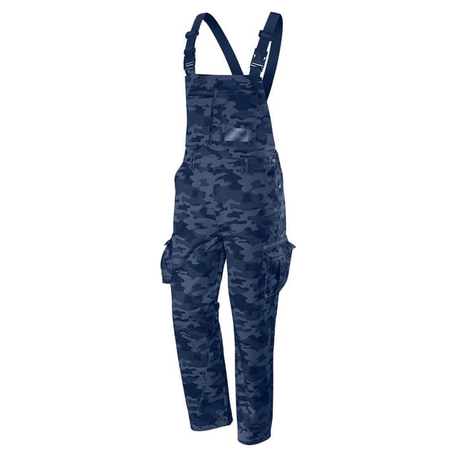 Arbeitslatzhose In Camouflage-marineblau, Größe Xs