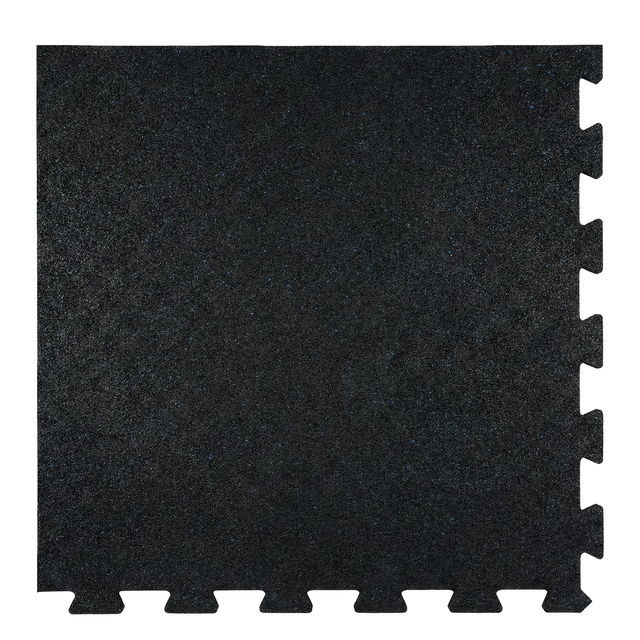Gummi Steckmatte 50 X 50 Cm Schwarz - Eckstück