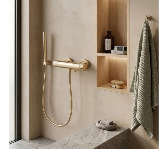 Duscharmatur Rea Venti Brush Gold