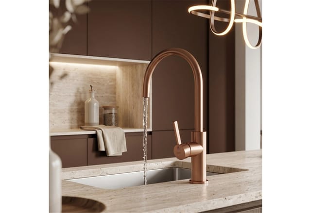 Küchenarmatur Rea Rivo Brush Copper