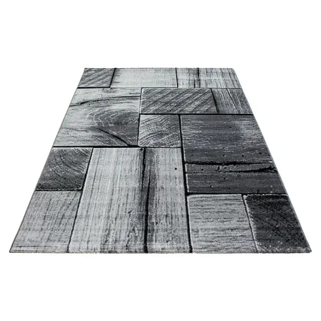 Kurzflorteppich Parma 9260 (Schwarz, 230 x 160 cm, 100% Polypropylen)